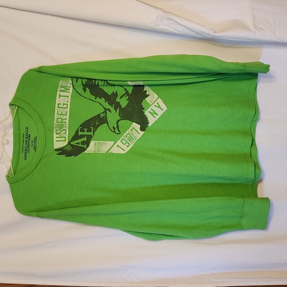 Mens AMERICAN EAGLE OUTFITTERS L/S Thermal T-Shirt Size XL